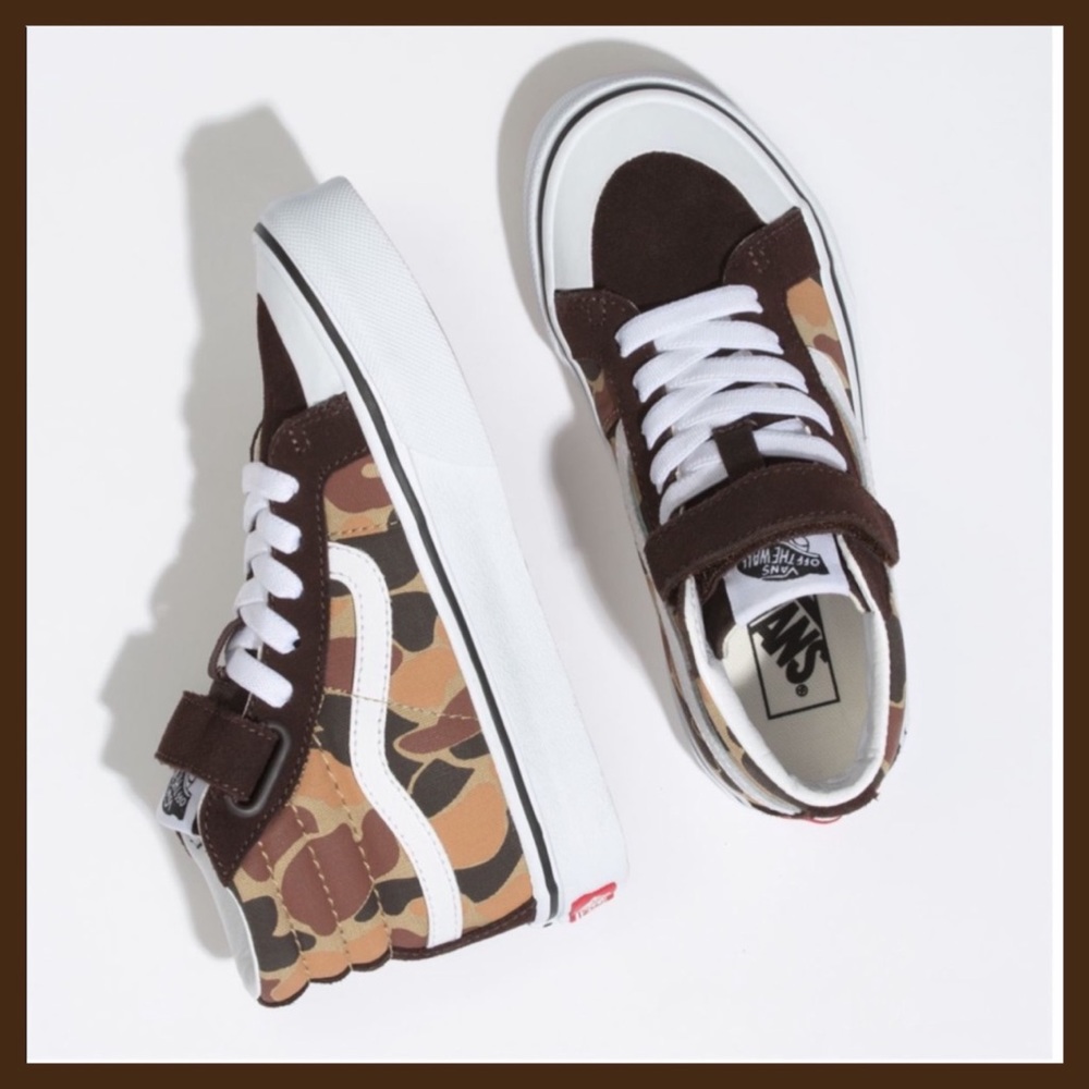 ~KIDS VINTAGE CAMO SK8-HI REISSUE 138V - Sz.11.5 ~